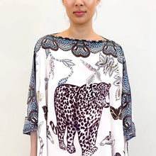 Load image into Gallery viewer, Wildlife Silk Tunic
