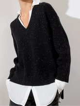 Load image into Gallery viewer, Looker Layered V-Neck Sweater