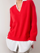 Load image into Gallery viewer, Looker Layered V-Neck Sweater