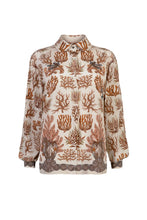 Load image into Gallery viewer, Pelicans and the Sea Silk Oxford Shirt