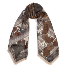 Load image into Gallery viewer, Tiger Trap Silk Twill Scarf