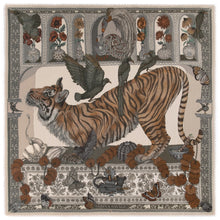 Load image into Gallery viewer, Tiger Trap Wool Silk Scarf