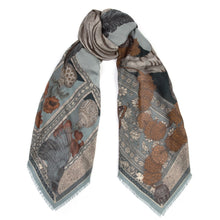 Load image into Gallery viewer, Tiger Trap Cashmere Scarf