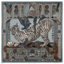 Load image into Gallery viewer, Tiger Trap Silk Twill Scarf