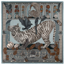 Load image into Gallery viewer, Tiger Trap Wool Silk Scarf