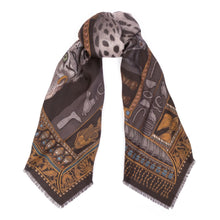 Load image into Gallery viewer, Bastet&#39;s Bounty Silk Twill Scarf
