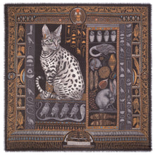 Load image into Gallery viewer, Bastet's Bounty Wool Silk Scarf