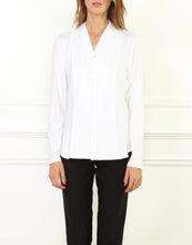 Load image into Gallery viewer, Donna Long Sleeve Wing Collar "T" Shirt