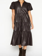Load image into Gallery viewer, Havana Vegan Leather Dress