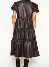 Load image into Gallery viewer, Havana Vegan Leather Dress