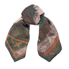 Load image into Gallery viewer, The Heralds of Horus Silk Twill Scarf