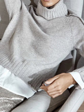 Load image into Gallery viewer, Jolie Fringe Layered Looker Sweater