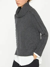 Load image into Gallery viewer, Jolie Fringe Layered Looker Sweater