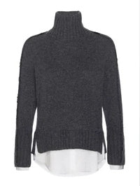 Jolie Fringe Layered Looker Sweater
