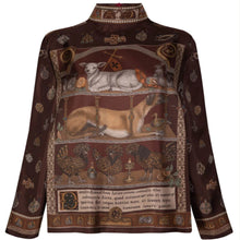 Load image into Gallery viewer, The Faithful Lamb High Neck Silk Top
