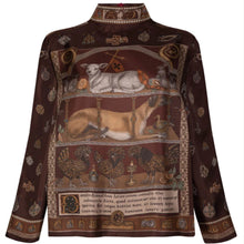 Load image into Gallery viewer, The Faithful Lamb High Neck Silk Top
