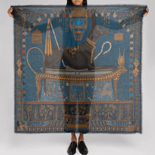 Load image into Gallery viewer, Ode to Anubis Cashmere Scarf