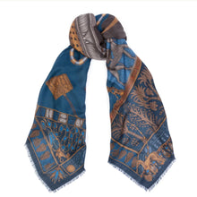 Load image into Gallery viewer, Ode to Anubis Cashmere Scarf