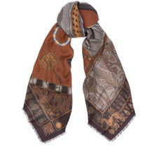 Load image into Gallery viewer, Ode to Anubis Cashmere Scarf