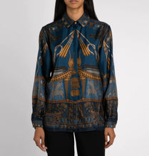 Load image into Gallery viewer, Ode to Anubis Silk Twill Oxford Shirt