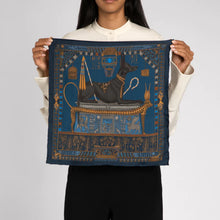 Load image into Gallery viewer, Ode to Anubis Silk Twill Scarf