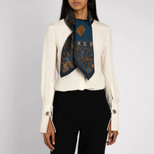 Load image into Gallery viewer, Ode to Anubis Silk Twill Scarf