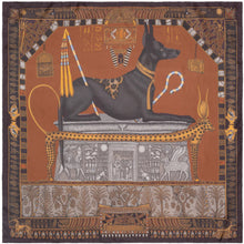 Load image into Gallery viewer, Ode to Anubis Silk Twill Scarf