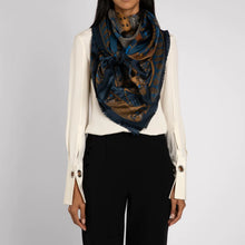 Load image into Gallery viewer, Ode to Anubis Silk Twill Scarf