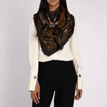 Load image into Gallery viewer, Ode to Anubis Silk Twill Scarf