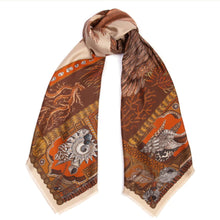 Load image into Gallery viewer, The Pelicans and the Sea Silk Twill Scarf