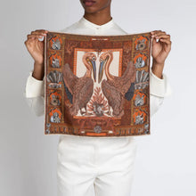 Load image into Gallery viewer, The Pelicans and the Sea Silk Twill Scarf