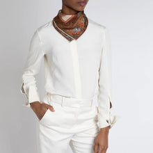 Load image into Gallery viewer, The Pelicans and the Sea Silk Twill Scarf