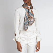 Load image into Gallery viewer, The Pelicans and the Sea Silk Twill Scarf