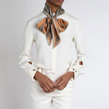 Load image into Gallery viewer, The Rabbits and the Elephant Large Silk Ribbon