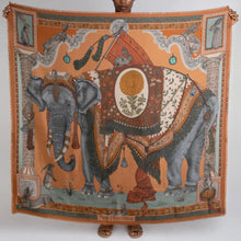 Load image into Gallery viewer, The Rabbits and the Elephants Silk Twill Scarf