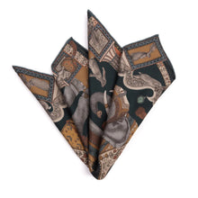 Load image into Gallery viewer, The Rabbits and the Elephants Silk Twill Scarf