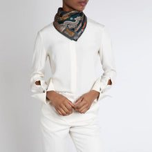 Load image into Gallery viewer, The Rabbits and the Elephants Silk Twill Scarf