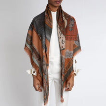 Load image into Gallery viewer, The Rabbits and the Elephant Cashmere Scarf