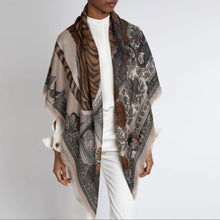 Load image into Gallery viewer, Tiger Trap Cashmere Scarf