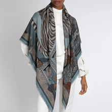 Load image into Gallery viewer, Tiger Trap Cashmere Scarf