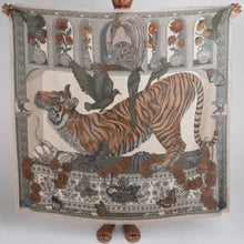 Load image into Gallery viewer, Tiger Trap Wool Silk Scarf