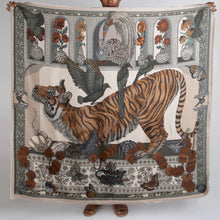 Load image into Gallery viewer, Tiger Trap Silk Twill Scarf