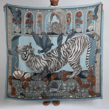 Load image into Gallery viewer, Tiger Trap Silk Twill Scarf