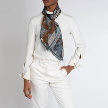 Load image into Gallery viewer, Tiger Trap Silk Twill Scarf