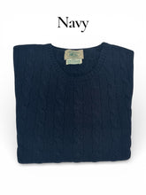 Load image into Gallery viewer, Ladies Cable Crew Sweater
