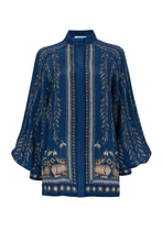 Load image into Gallery viewer, Honoring Argos Poet-Sleeve Blouse
