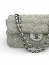 Load image into Gallery viewer, Chanel White Shearling &amp; Sequin Classic Flap
