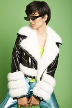 Load image into Gallery viewer, Biker Jacket with Fur Trim
