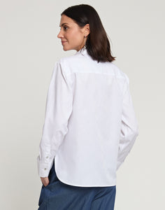 Margot Long Sleeve Deco Jacquard Shirt