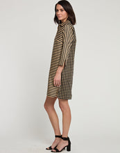 Load image into Gallery viewer, Aileen 3/4 Sleeve Stripe/Gingham Combo Dress
